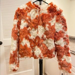 Faux Fur Cropped Jacket